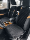 Накидки на сидения Double Romb алькантара комплект - 2